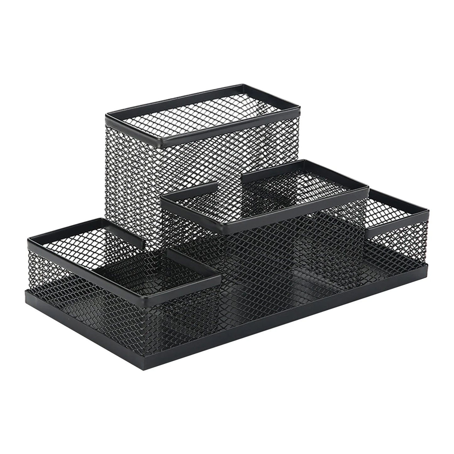 Pencil Holder, Mesh Desktop Organizer and Holder for Pen, Pencil, Small Office Supplies and Stationary Accessories Storage Organization. Use for Dorm, College & ,Black