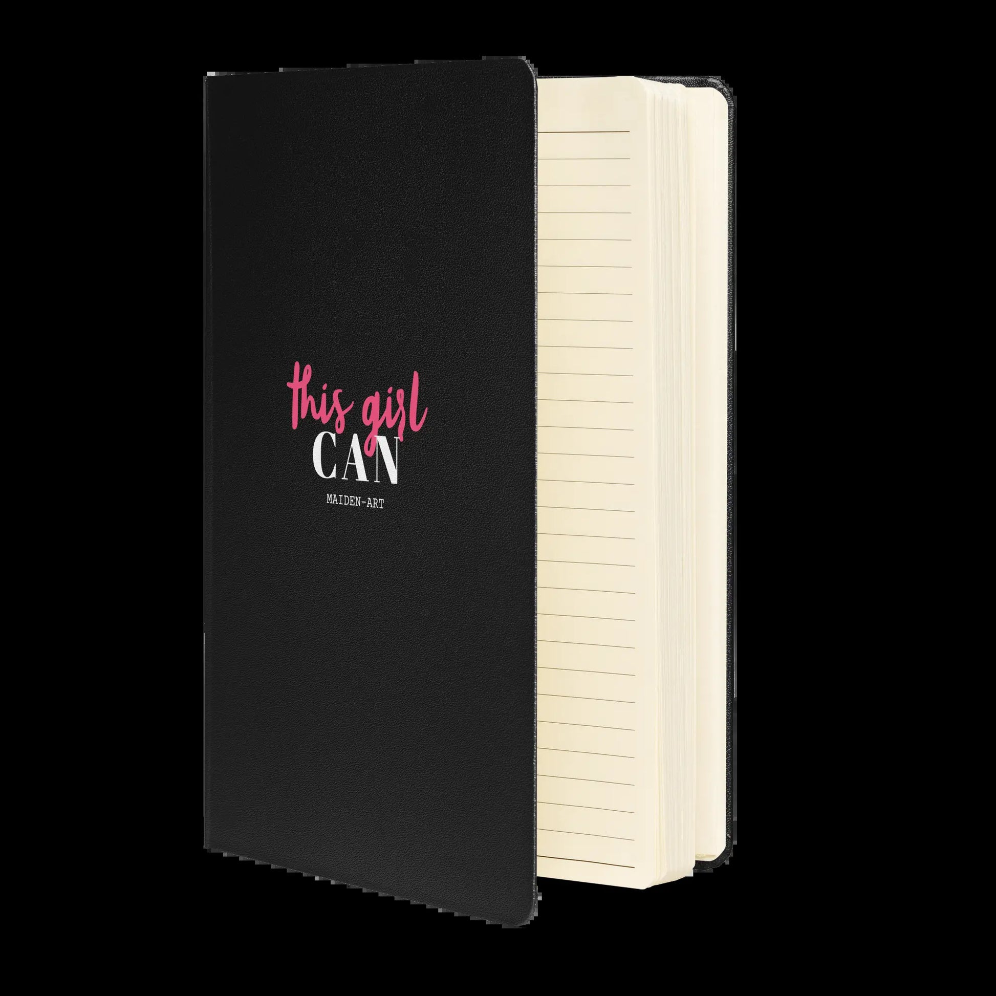 This Girl Can Hardcover Bound Notebook - Journalbook - Stationary