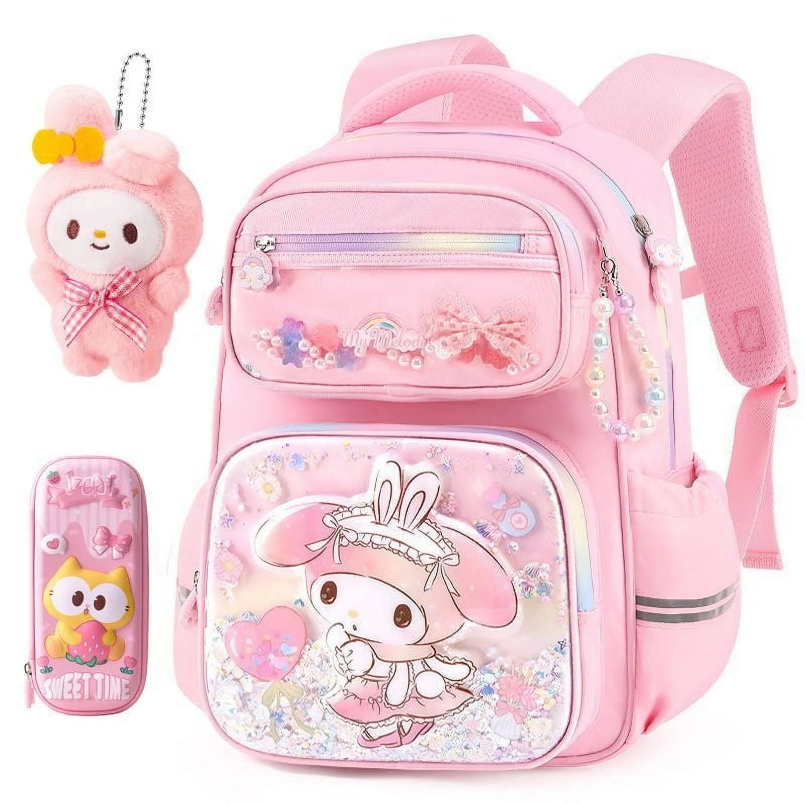 Student Kuromi School Bag Grade 1-3-6 New My Melody Backpack Spine Protector Burden Reduction Cute Cinnamoroll School Supplies