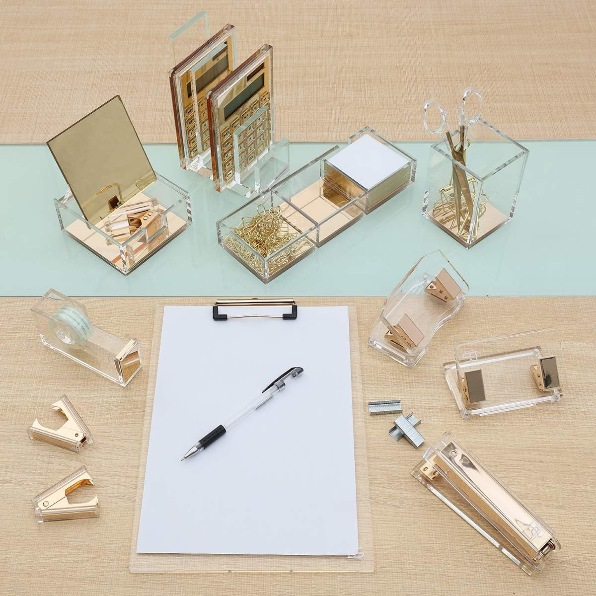 Acrylic Gold Craft Scissors (6.5") by  - All Gold Everything - Modern Office Desk Accessories