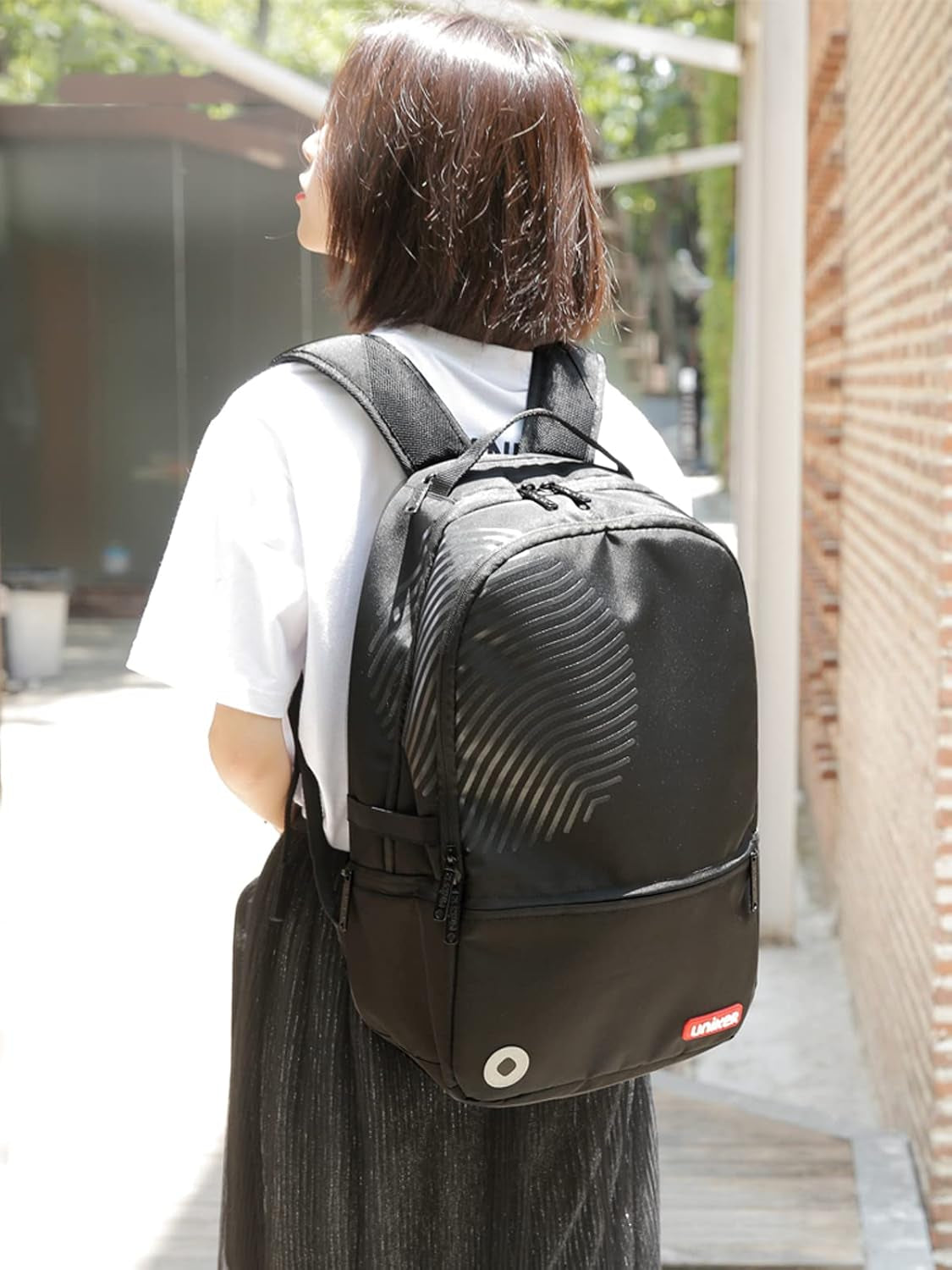 Graffiti Backpack for School, 20L Casual Daypack, Designer Laptop Backpack for 15.6 Inch Laptop