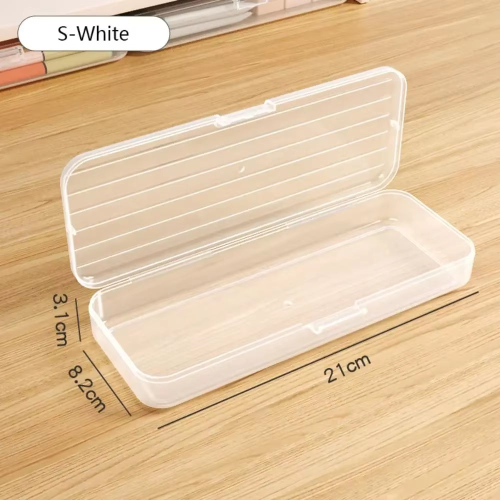 Large Capacity Transparent Stationery Case Pencil Storage Colour Pencil Storage Children'S Crayon Painting Sketching Pencil Bag