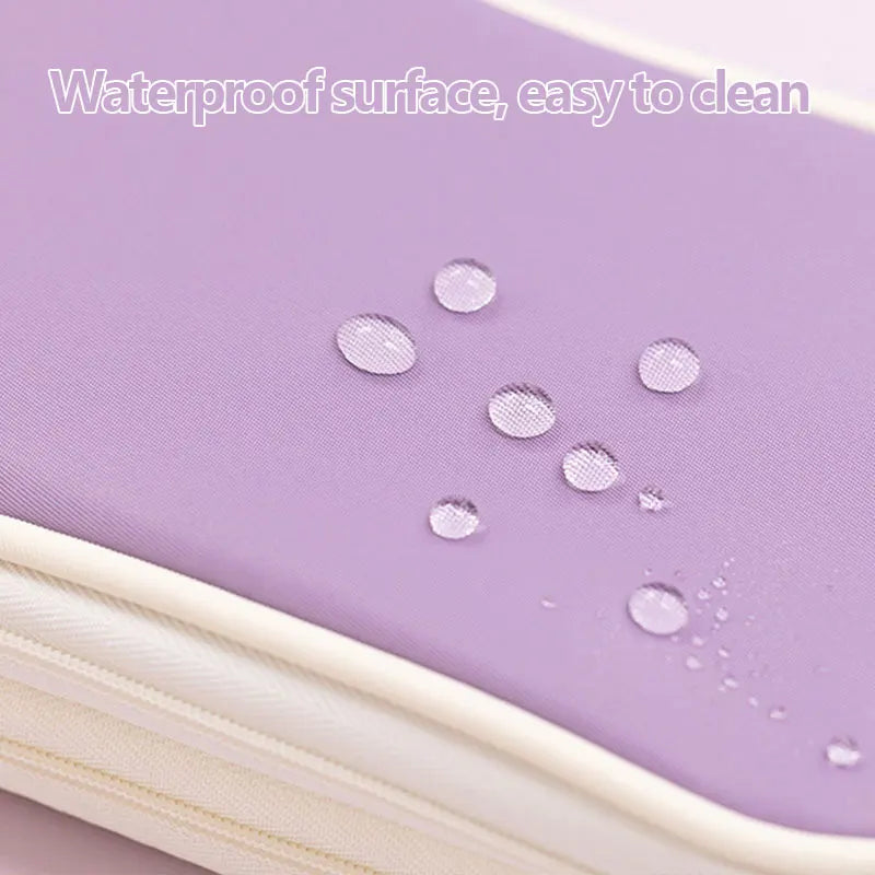 Kawaii Pencil Case Deformable Large Capacity Multi-Compartment Pen Pouch Desk Organizer School Supplies Cute Korean Stationery