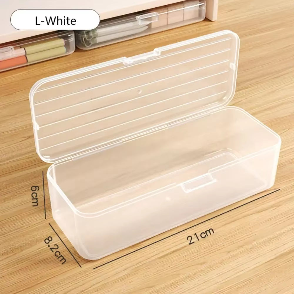 Large Capacity Transparent Stationery Case Pencil Storage Colour Pencil Storage Children'S Crayon Painting Sketching Pencil Bag