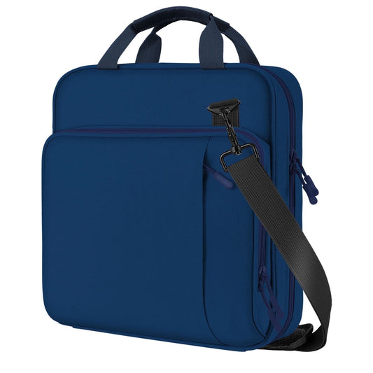 Zipper Binder, 2 Inch 3 Ring 500 Sheet Capacity Multi-Pockets Binder Organizer with Strap Handle, Indigo