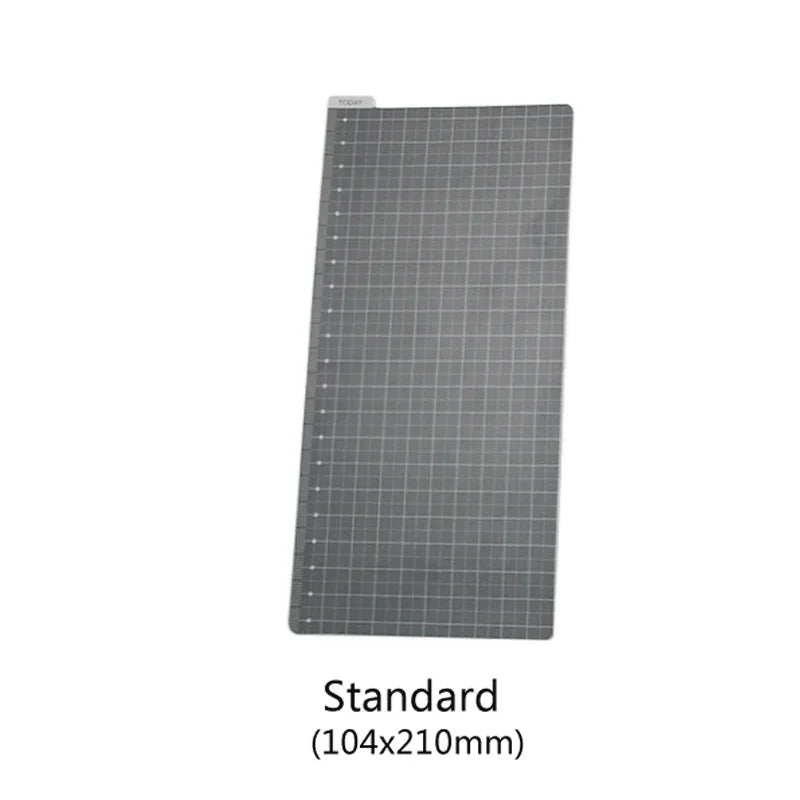 A5 A6 Writing Mat Board Based Plate Ruler for Midori Hobo Notebook Journal Planner School Office Supplies Stationery Wholesale