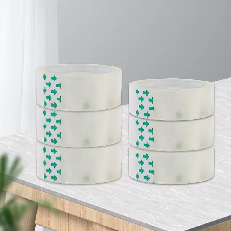 5-1Pcs 18/12/8Mm Transparent Adhesive Tape Pack Tools Stationery Office School Supplies Students Adhesive Tape Packing