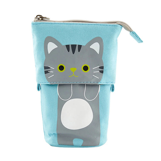 Cute Pencil Case Telescopic Holder Pencil Bag , Retractable Pen Pouch Supplies Dorm Room Essentials for College (Multicolour)