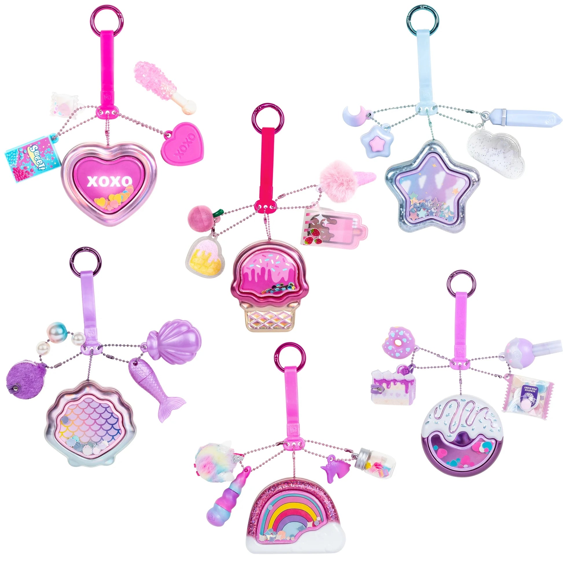 Tiny Tins, Real Metal Tins with 4 Adorable Charms, Ages 5+