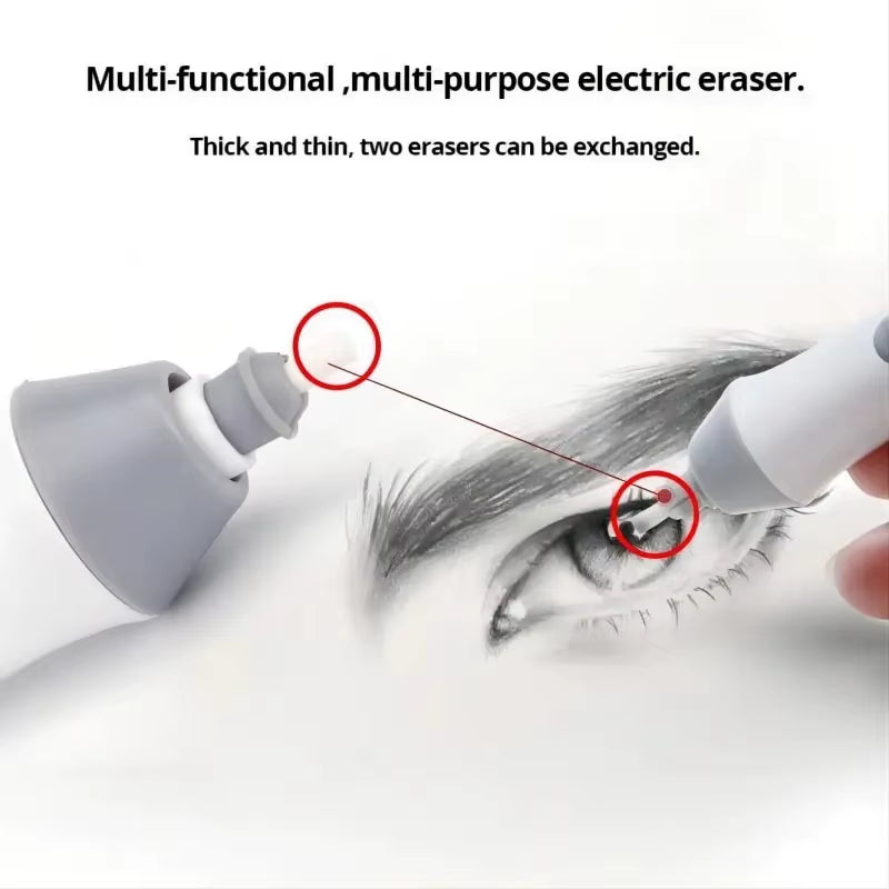 Tenwin Electric Eraser Sketch Eraser School Stationery Supplies Fine Art Painting Automatic Stationery Gifts